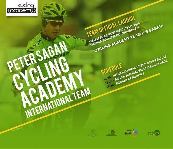 Sagan predstavil Cycling Academy Team P/B Sagan - bikepoint.sk