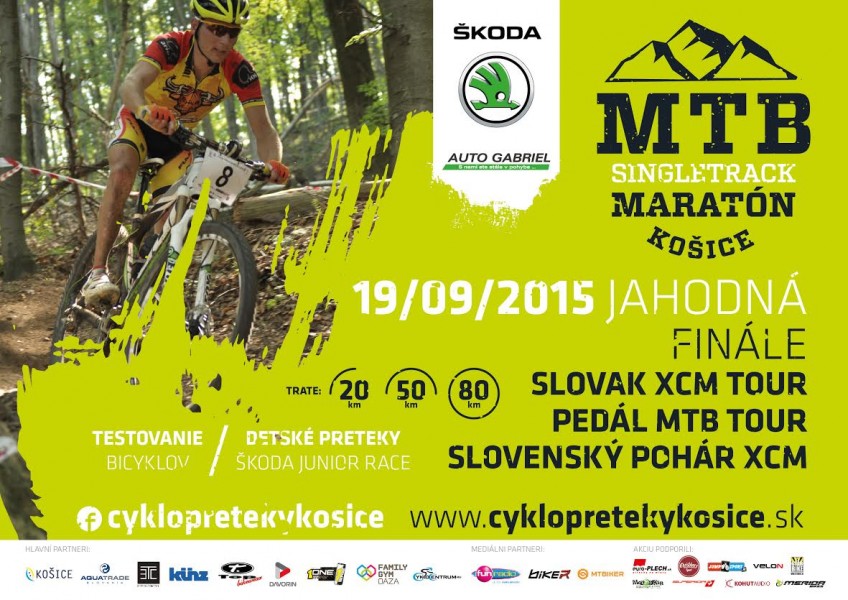 POZVÁNKA – ŠKODA MTB Singletrack maratón Košice – 19.9.2015 - bikepoint.sk