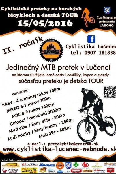 Pozvánka: 2. ročník horskej cyklistike MTB & detskej TOUR 2016 - bikepoint.sk