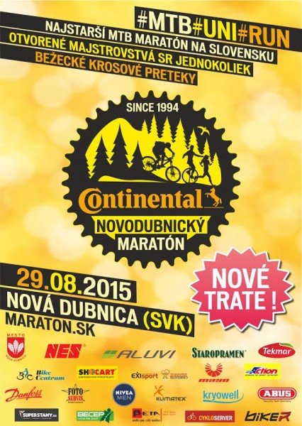 Pozvánka: CONTINENTAL NOVODUBNICKÝ MARATÓN 2015 - bikepoint.sk