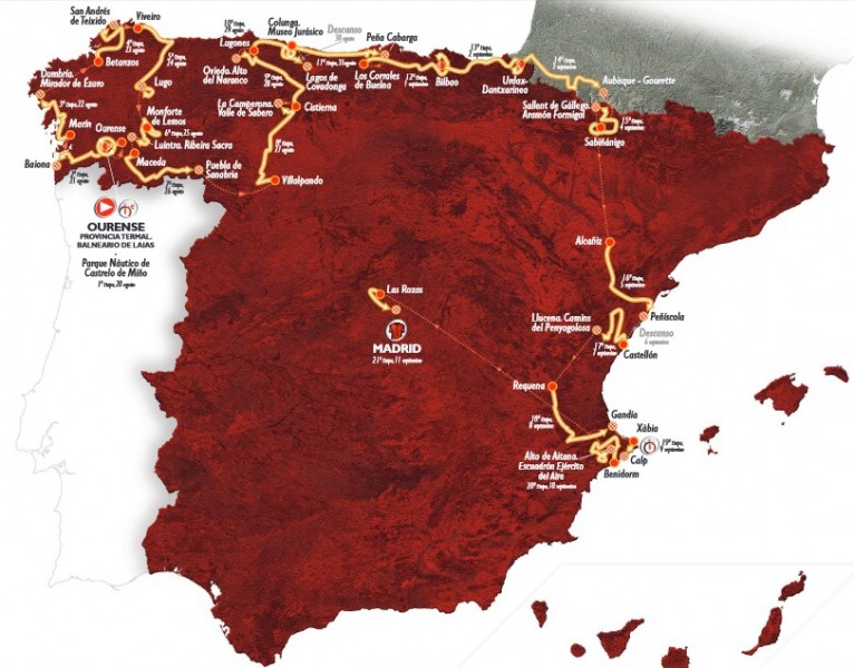 Predstavenie Vuelta a Espaňa 2016 - bikepoint.sk