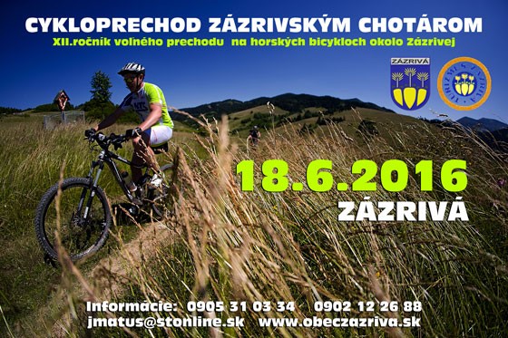 Pozvánka: Cykloprechod zázrivským chotárom 2016 - bikepoint.sk