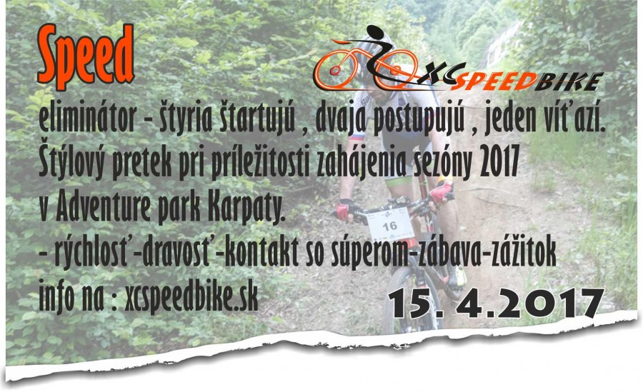 Pozvánka XC SPEED BIKE už najbližší víkend 15.4.!!! - bikepoint.sk