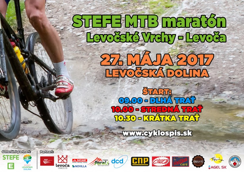 Pozvánka: STEFE MTB maratón Levočské vrchy -Levoča. - bikepoint.sk