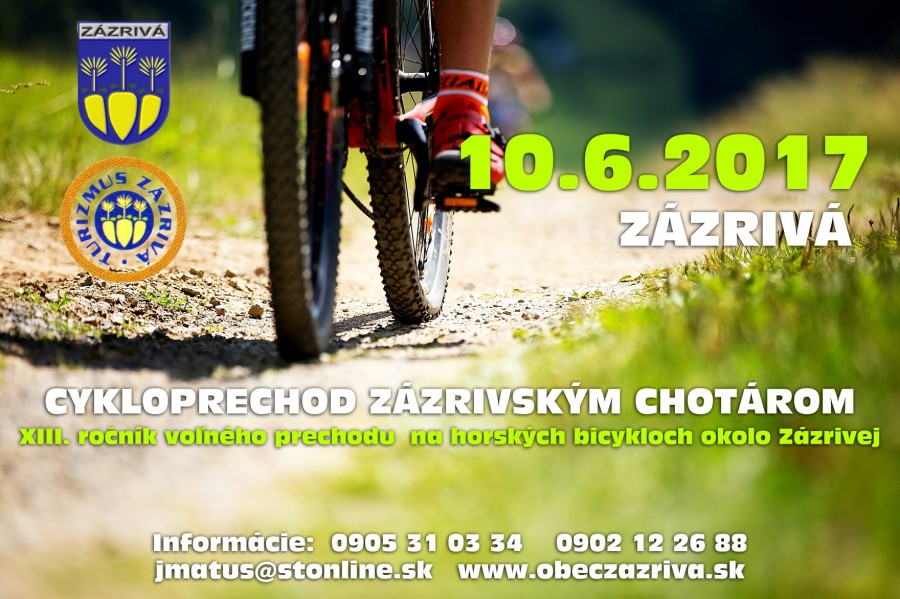 Pozvánka: Cykloprechod zázrivským chotárom 2017 - bikepoint.sk