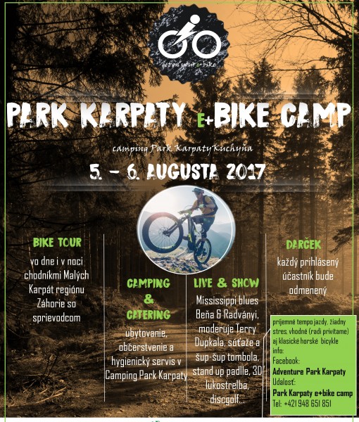 Pozvánka: Park Karpaty e+bike camp - bikepoint.sk