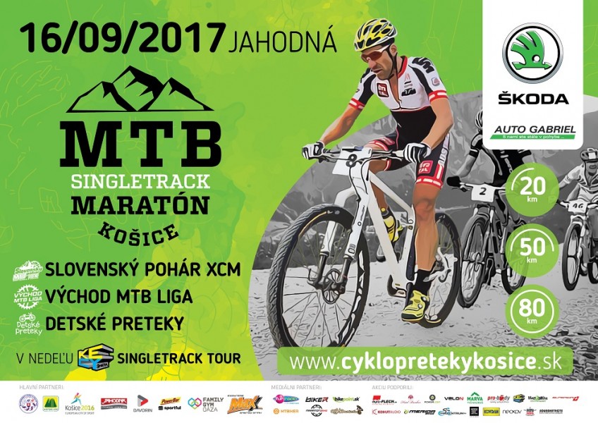 POZVÁNKA: ŠKODA MTB Singletrack Maratón Košice 16.9.2017 - bikepoint.sk
