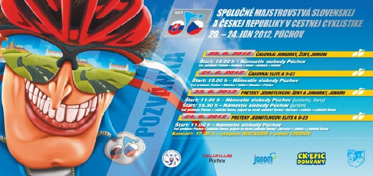 Pozvánka: Spoločné majstrovstvávstvá Českej a Slovenskej republiky v cestnej cyklistike - bikepoint.sk