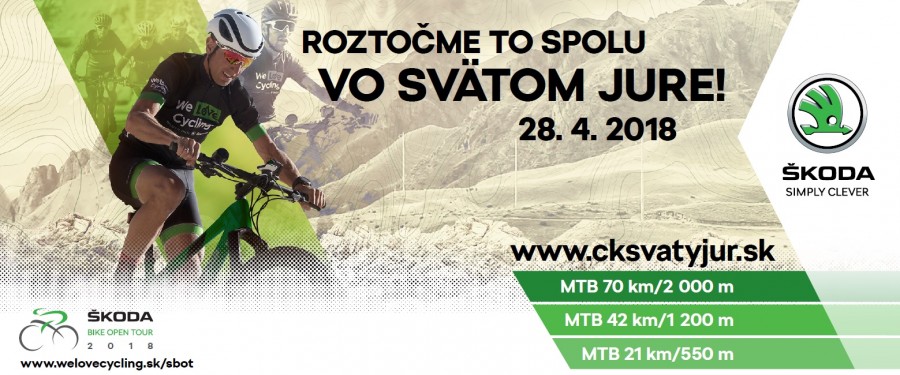 Pozvánka: ŠKODA Svätojurský MTB maratón 2018 - bikepoint.sk