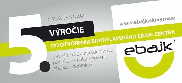 ebajk® oslavuje 5. výročie - bikepoint.sk