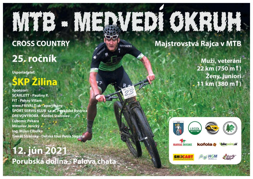 Pozvánka: MTB Medvedí okruh 12.6.2021 - bikepoint.sk