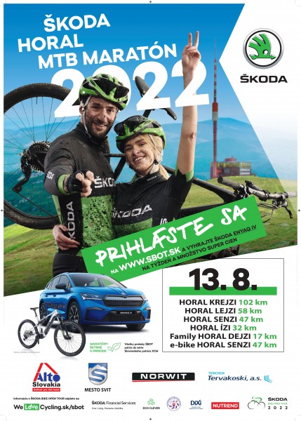 ŠKODA HORAL MTB MARATÓN a HORAL JUNIOR už 13. a 14. augusta - bikepoint.sk
