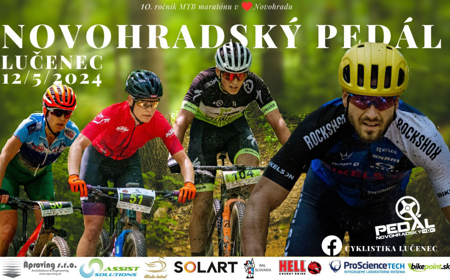 Pozvánka: 10.ročník Novohradský pedál 2024 - bikepoint.sk