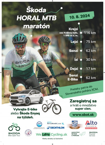 Pozvánka na ŠKODA Horal MTB maratón 2024 - bikepoint.sk