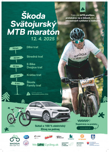 Pozvánka: ŠKODA Svätojurský MTB maratón 2025 - bikepoint.sk