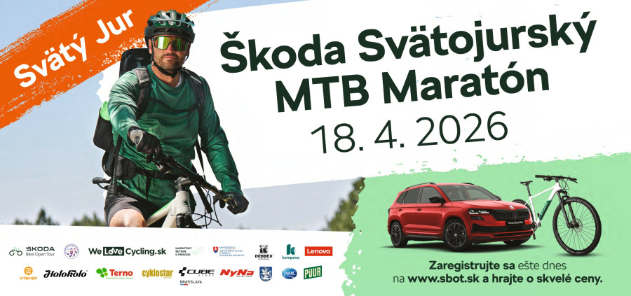 18. apríla 2026 Škoda Svätojurský MTB maratón - bikepoint.sk