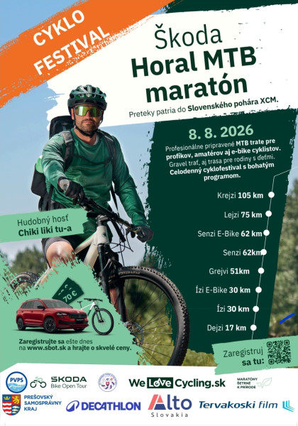 ŠKODA Horal MTB Maratón 2026 - bikepoint.sk