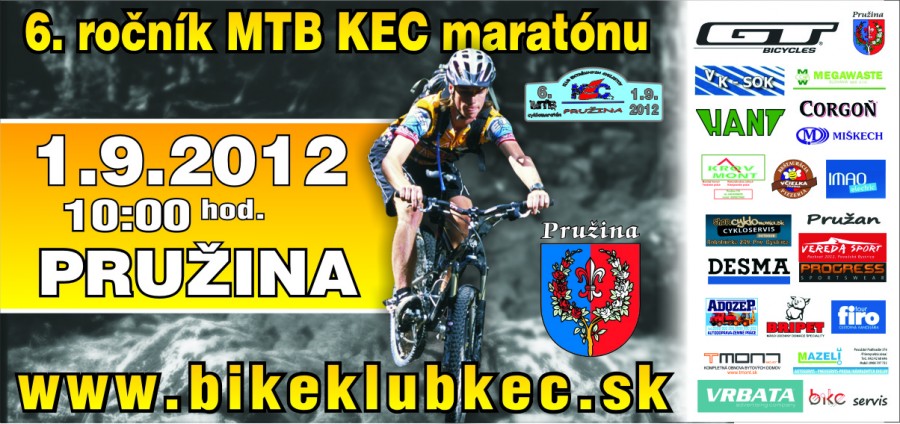 6. ročník KEC MTB maratón Pružina - bikepoint.sk