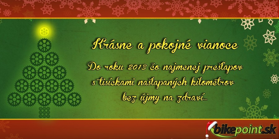 Šťastné a veselé Vianoce - bikepoint.sk