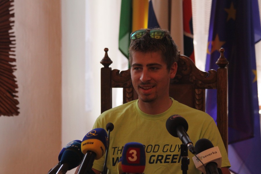 Peter Sagan v Žiline - bikepoint.sk