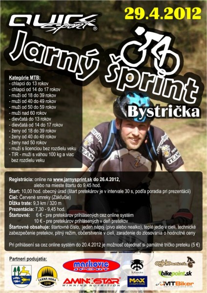 JARNÝ ŠPRINT po 3 krát v Bystričke - bikepoint.sk