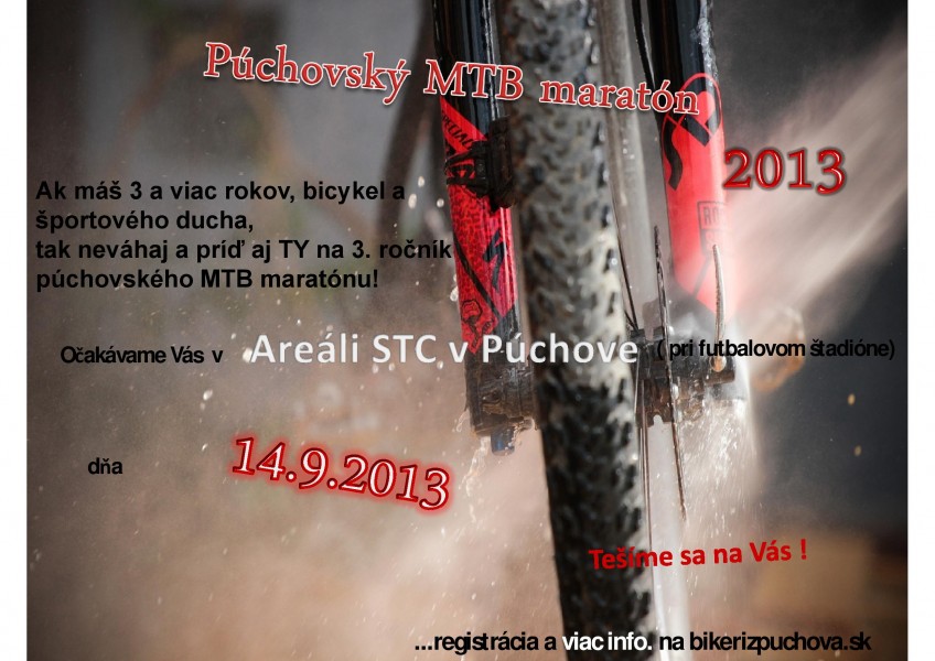 Pozvánka na Púchovský MTB Maratón 2013 - bikepoint.sk