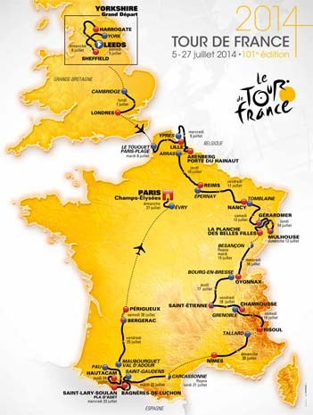 Detaily ohľadom tretej etapy budúcoročnej Tour de France - bikepoint.sk