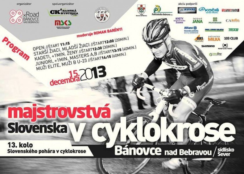 Pozvánka: Majstrovstvá Slovenska v cyklokrose 2013 - bikepoint.sk