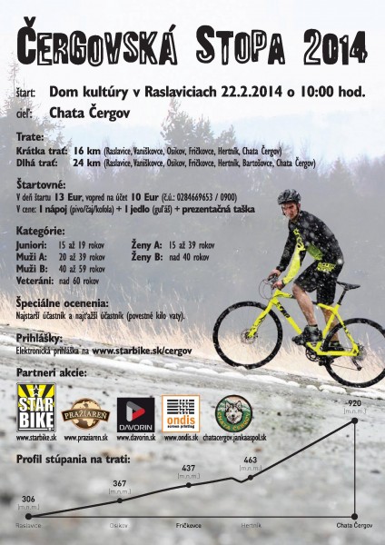 Pozvánka: ČERGOVSKÁ STOPA 2014 - bikepoint.sk