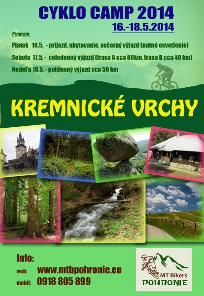 Pozvánka: Cyklo camp Kremnické vrchy - bikepoint.sk